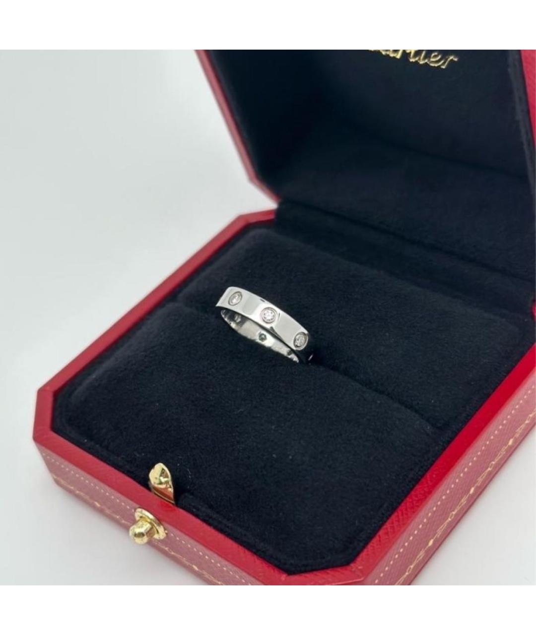 CARTIER Серебряное кольцо из белого золота, фото 3