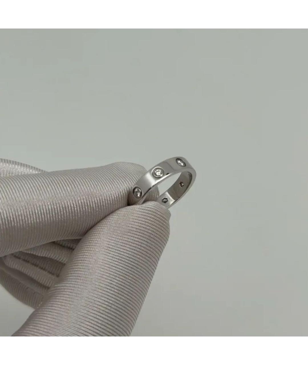 CARTIER Серебряное кольцо из белого золота, фото 5