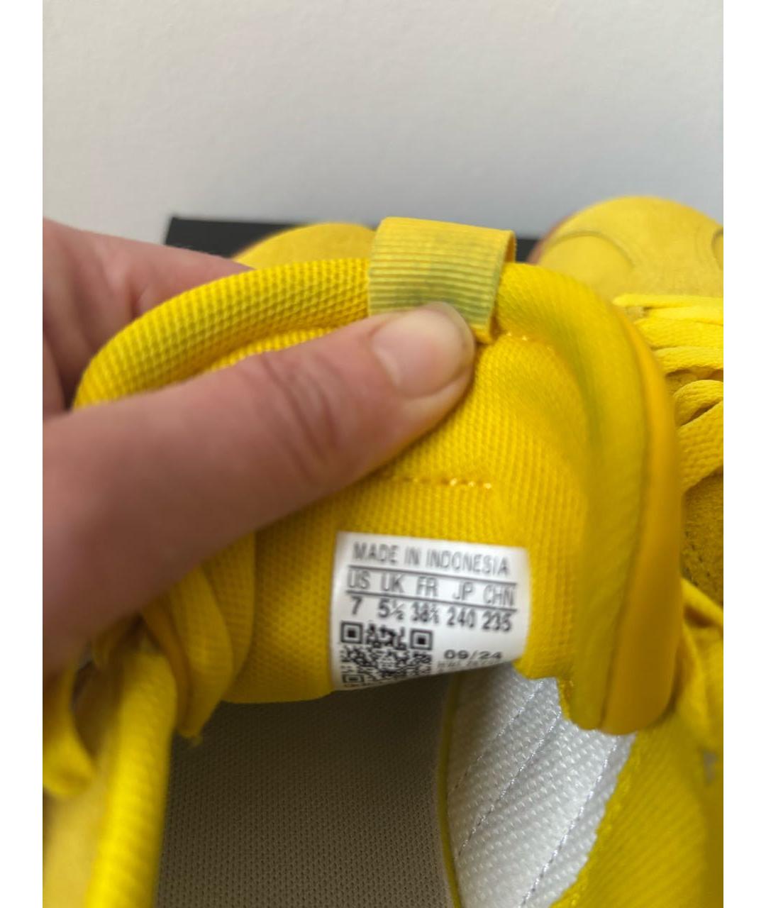 ADIDAS Желтые замшевые кроссовки, фото 7