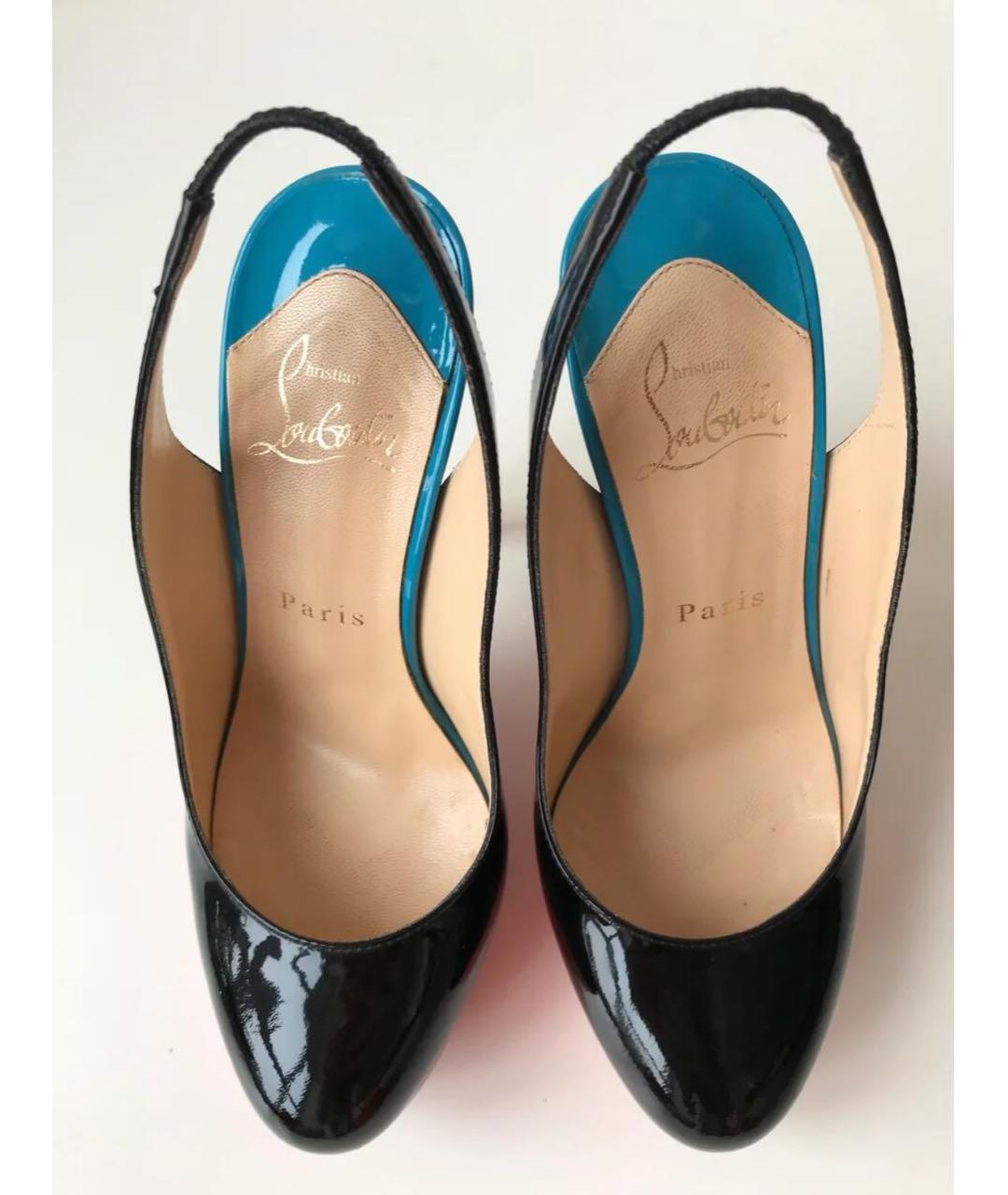 CHRISTIAN LOUBOUTIN Мульти туфли из лакированной кожи, фото 3