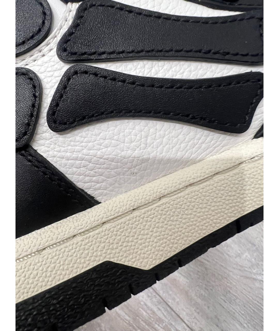 AMIRI Мульти кожаные высокие кроссовки / кеды, фото 5