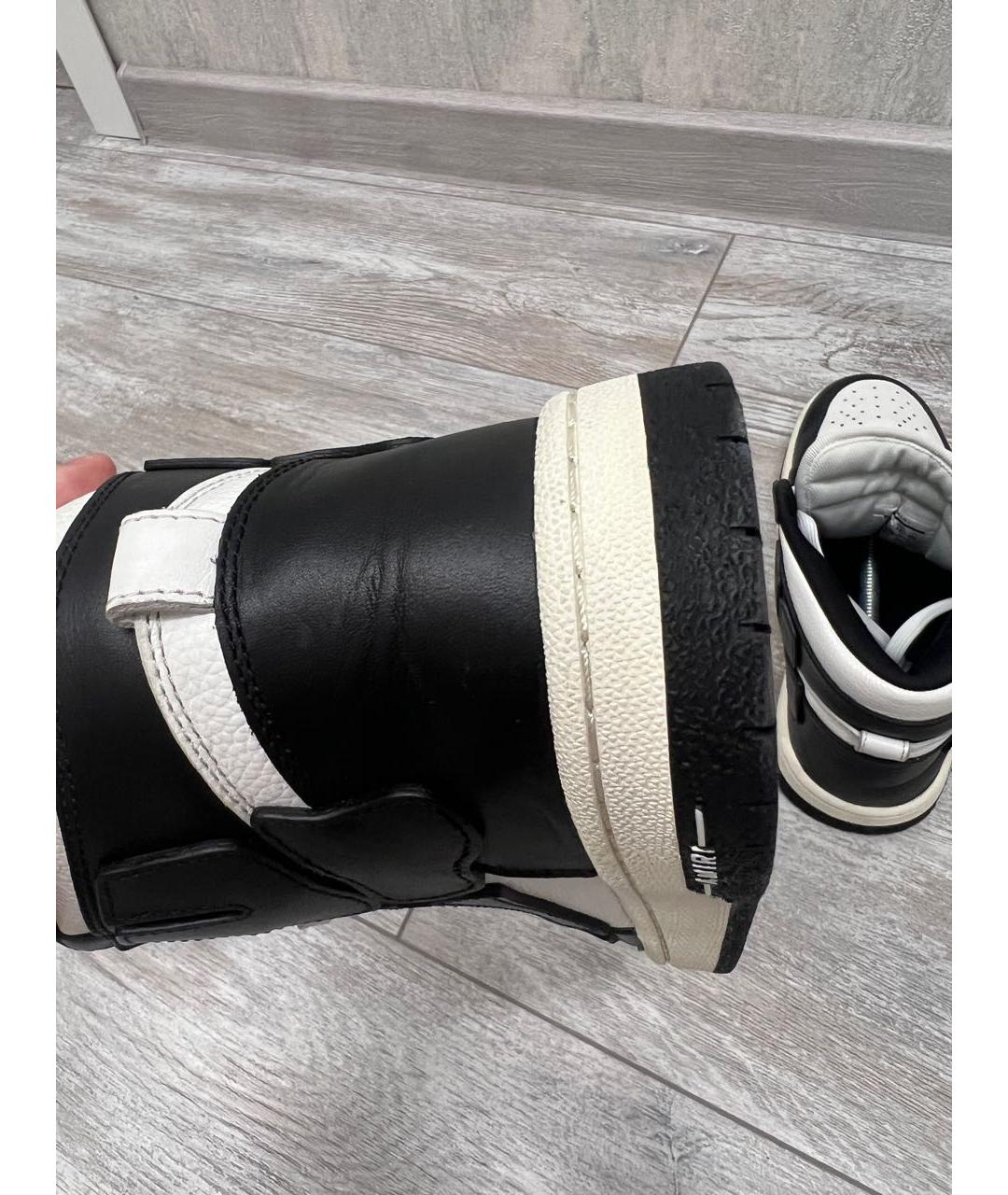 AMIRI Мульти кожаные высокие кроссовки / кеды, фото 6