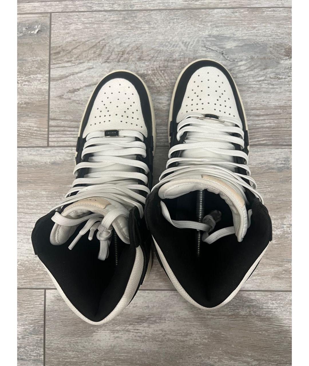 AMIRI Мульти кожаные высокие кроссовки / кеды, фото 3