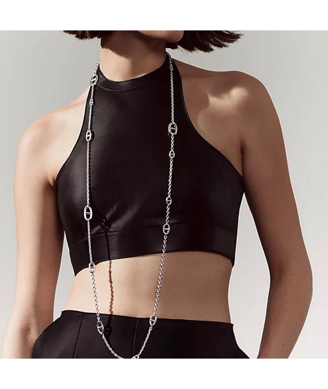 HERMES Серебряная серебряная цепочка, фото 2