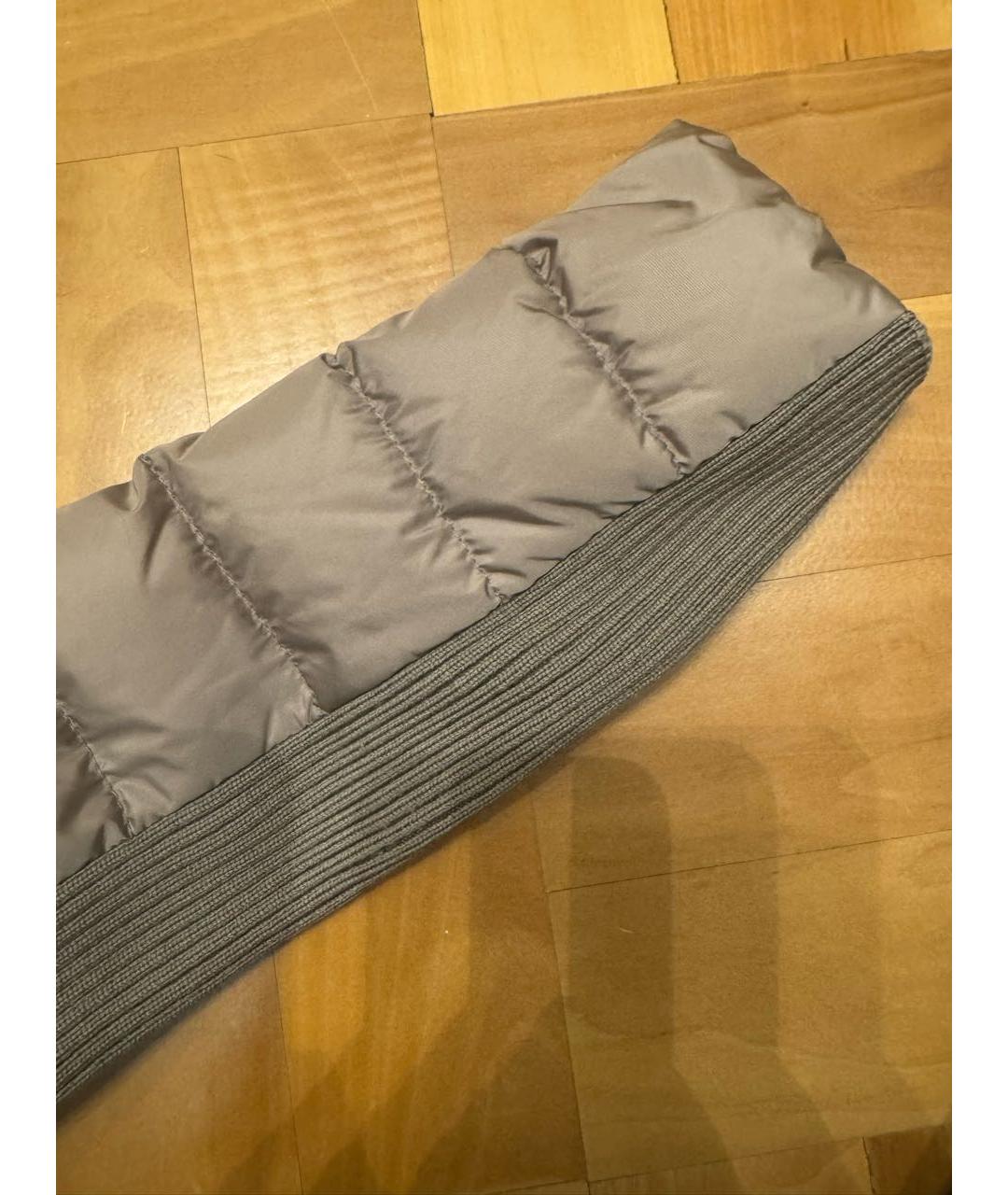 MONCLER Бежевая синтетическая куртка, фото 7