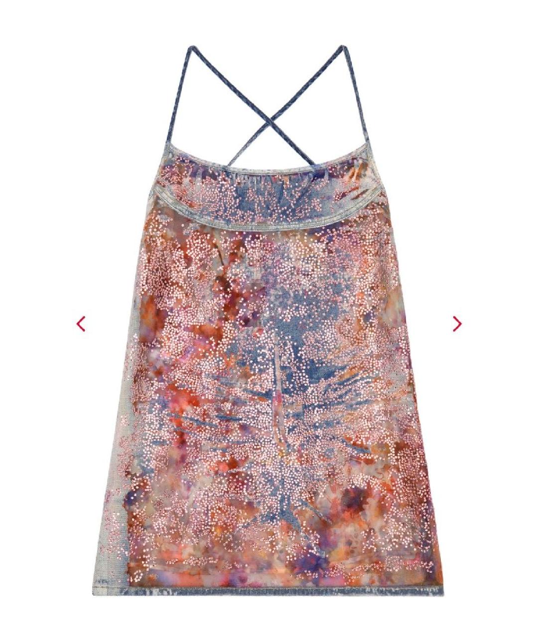 DIESEL Розовый хлопковый сарафан, фото 1