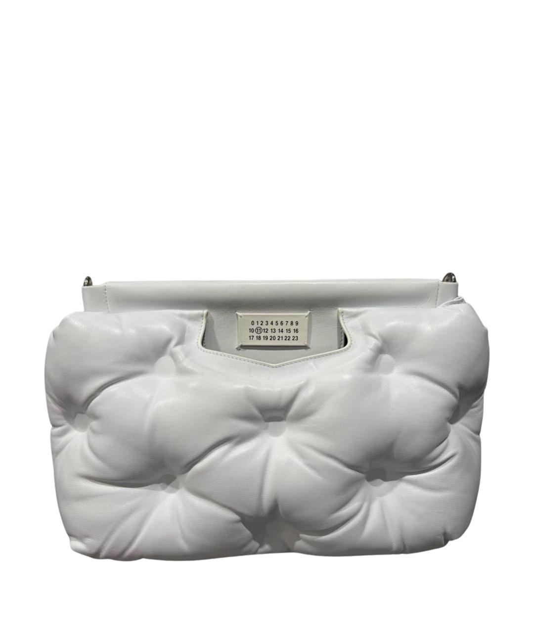 MAISON MARGIELA Белая кожаная сумка через плечо, фото 1