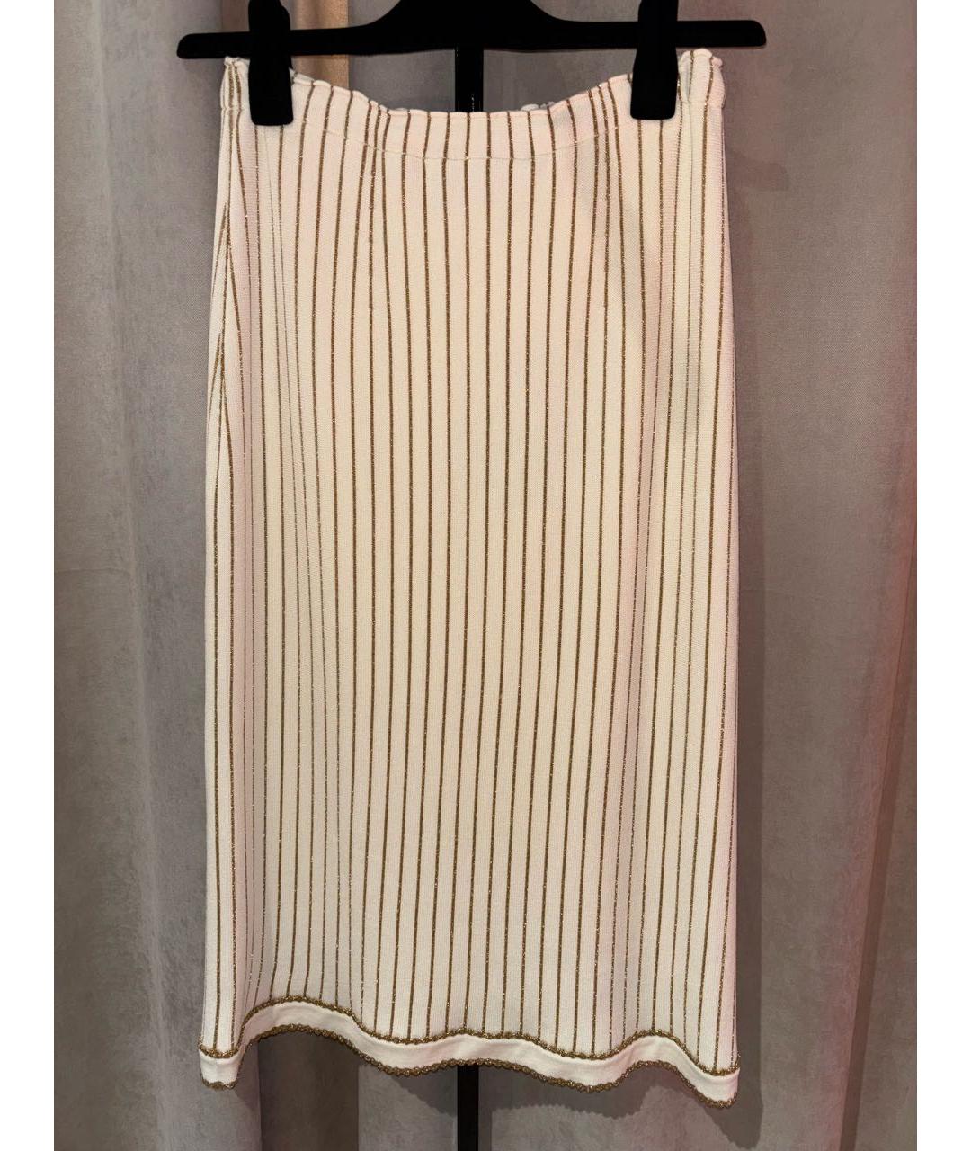 GUCCI Бежевый шерстяной костюм с юбками, фото 8