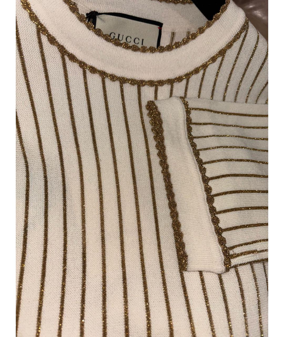 GUCCI Бежевый шерстяной костюм с юбками, фото 4