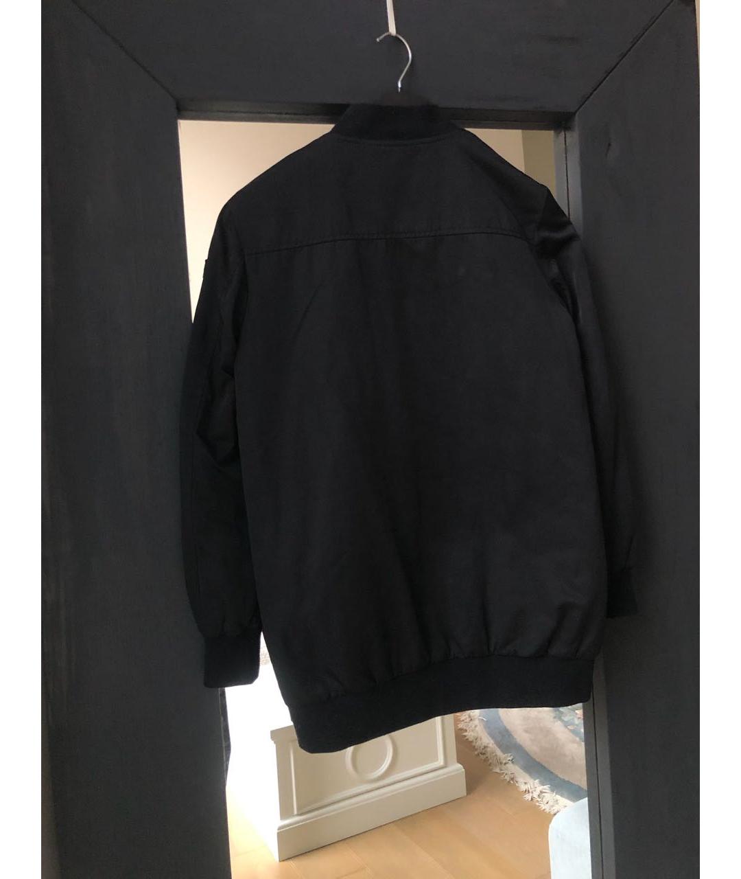 TRUSSARDI JEANS Черная полиэстеровая куртка, фото 2