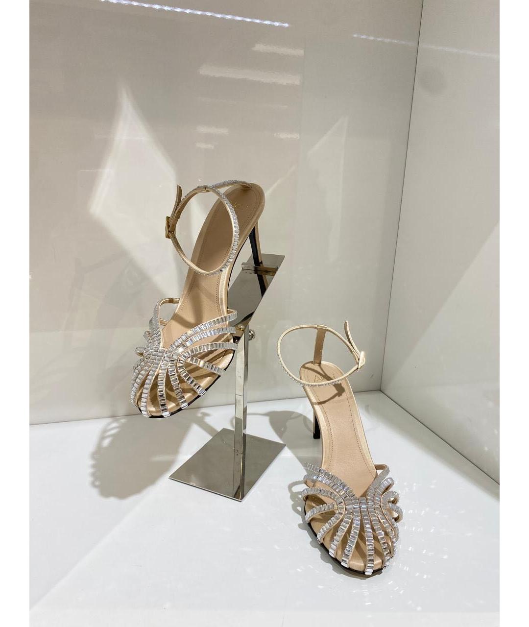 ALEVI Бежевые босоножки, фото 4