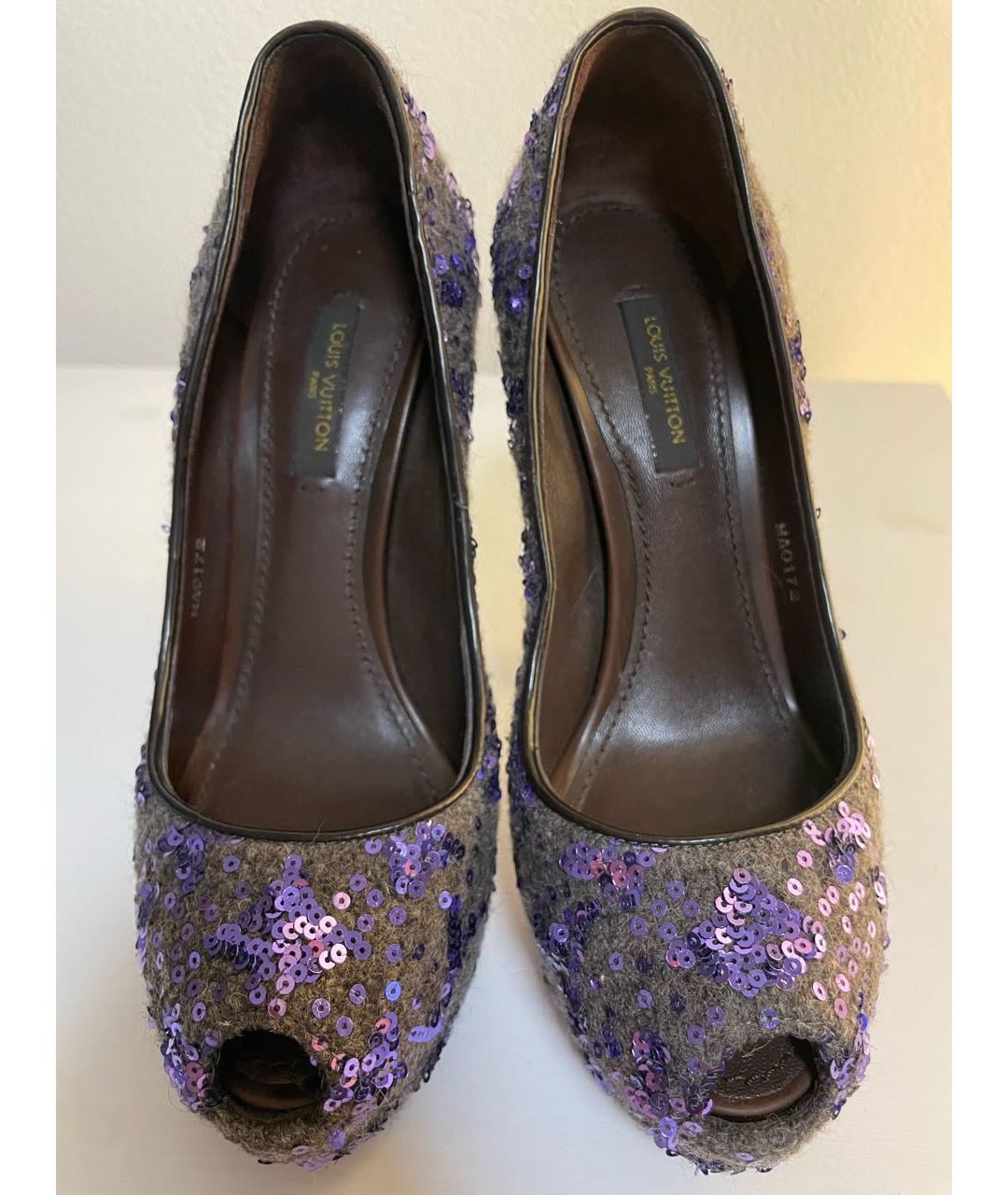 LOUIS VUITTON Фиолетовые туфли, фото 2
