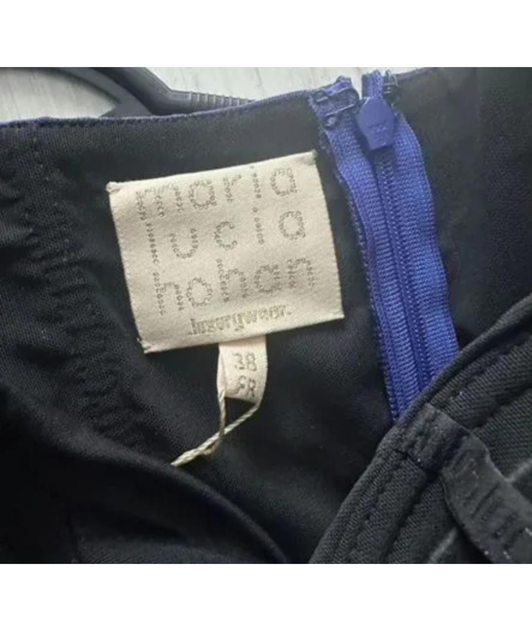 MARIA LUCIA HOHAN Синее шелковое вечернее платье, фото 4