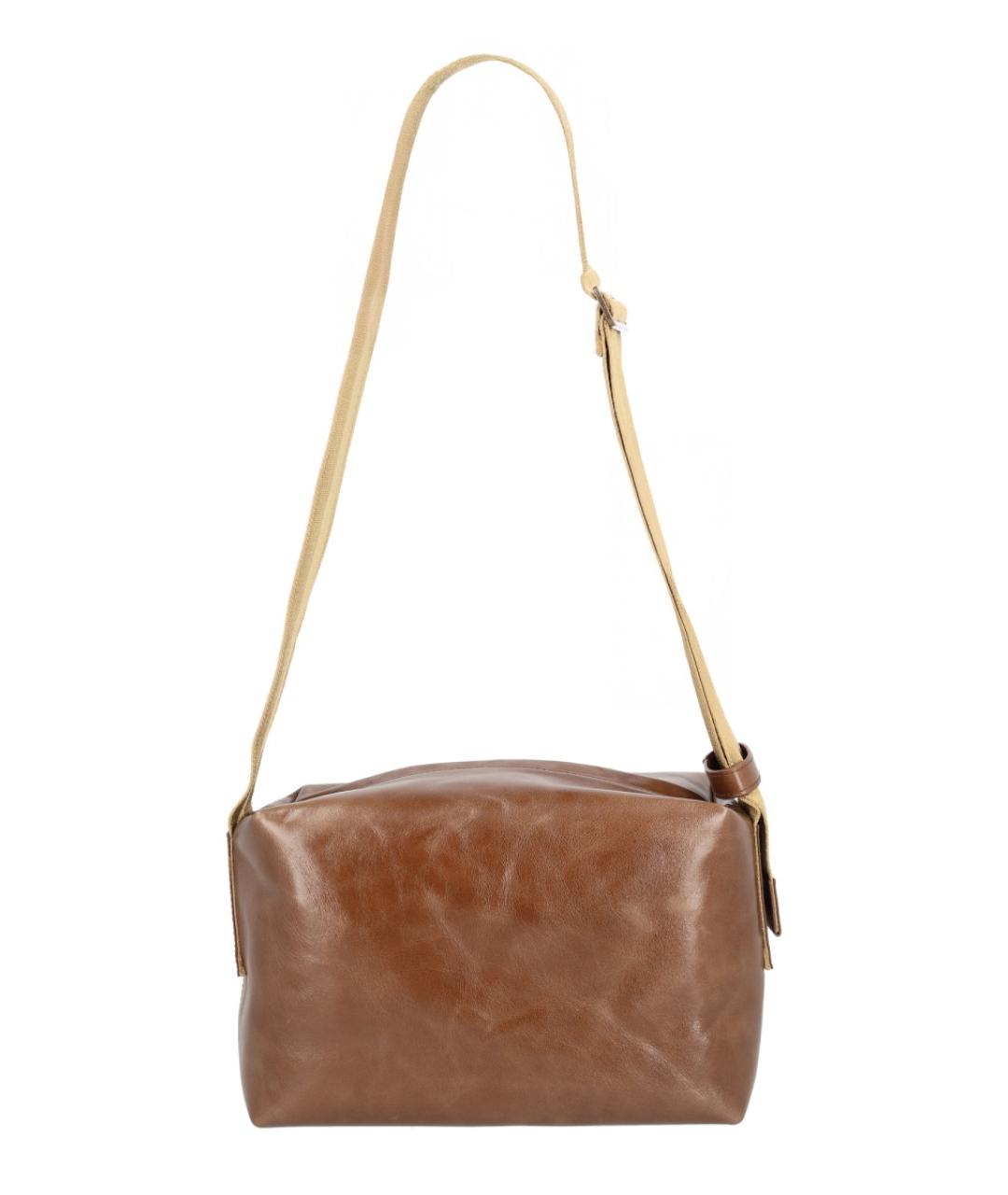 UMA WANG Коричневая сумка через плечо, фото 2