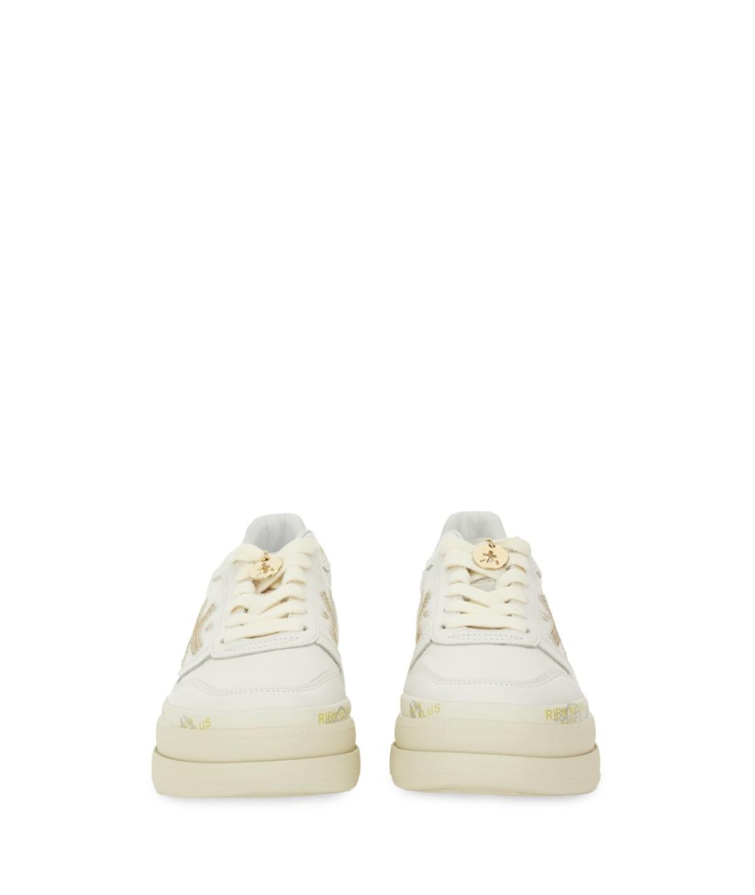 PREMIATA Белые кожаные кроссовки, фото 4