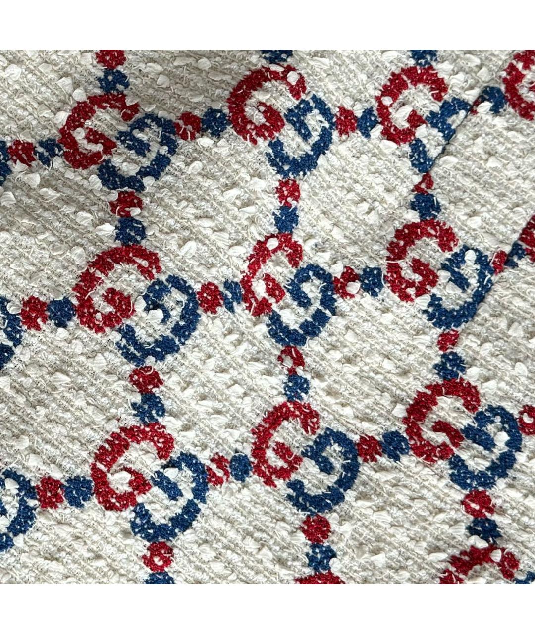 GUCCI Мульти хлопковая юбка мини, фото 3