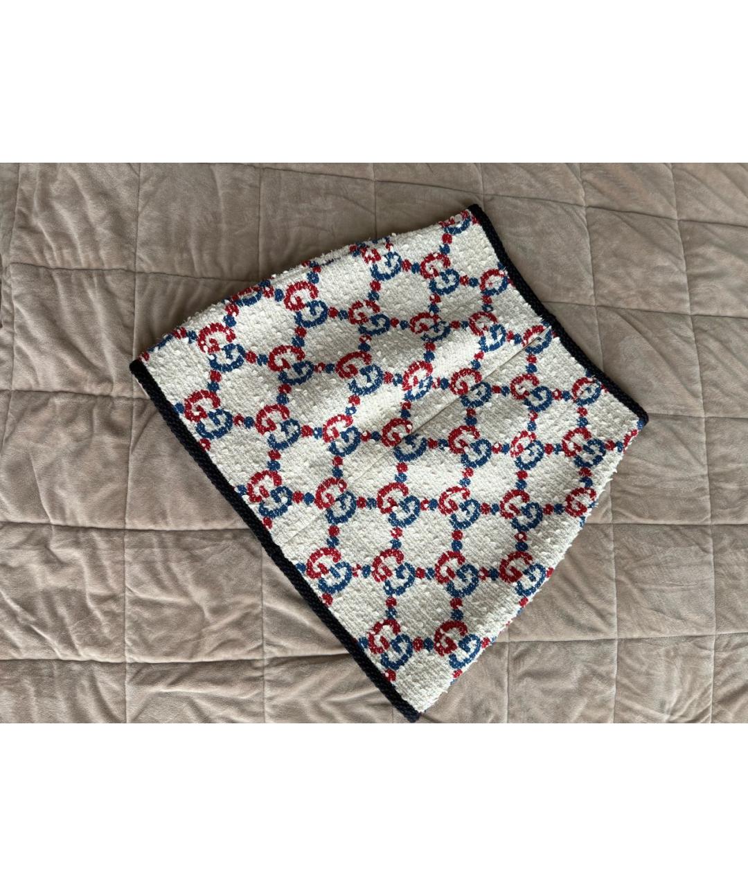 GUCCI Мульти хлопковая юбка мини, фото 8