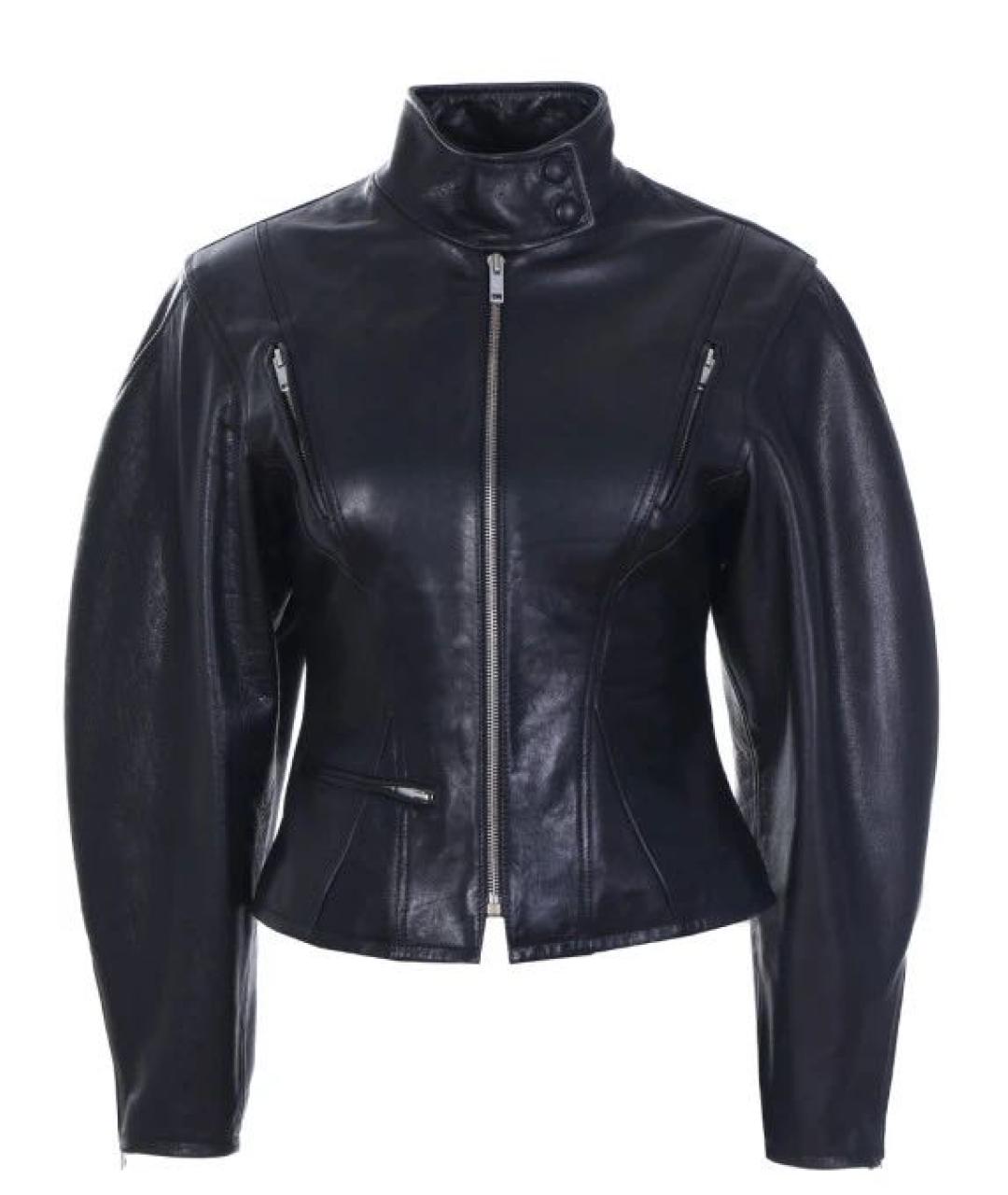 CELINE Черная кожаная куртка, фото 1