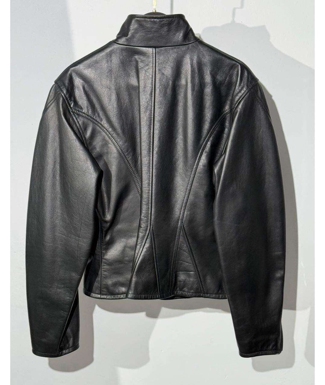 CELINE Черная кожаная куртка, фото 2