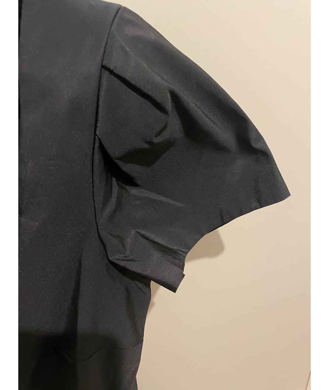 MIU MIU Черное полиэстеровое коктейльное платье, фото 4