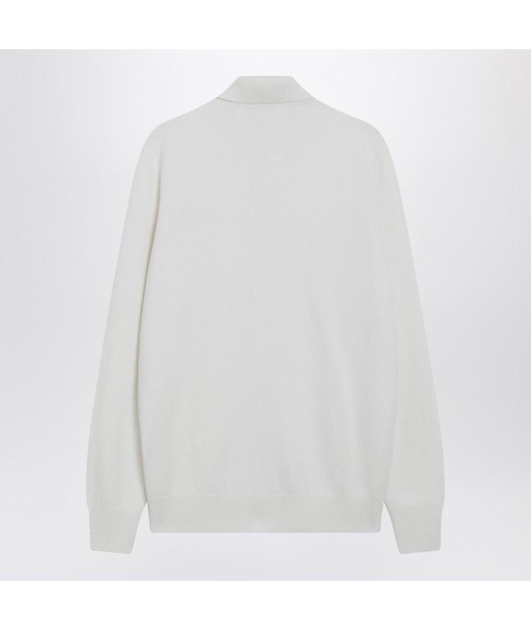 BRUNELLO CUCINELLI Белый кашемировый кардиган, фото 2