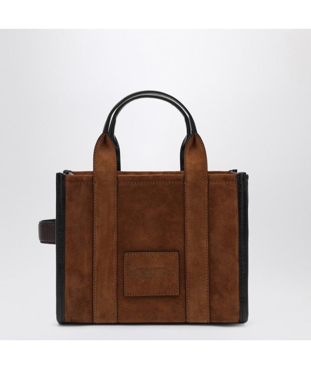 MARC JACOBS Коричневая замшевая сумка тоут, фото 2