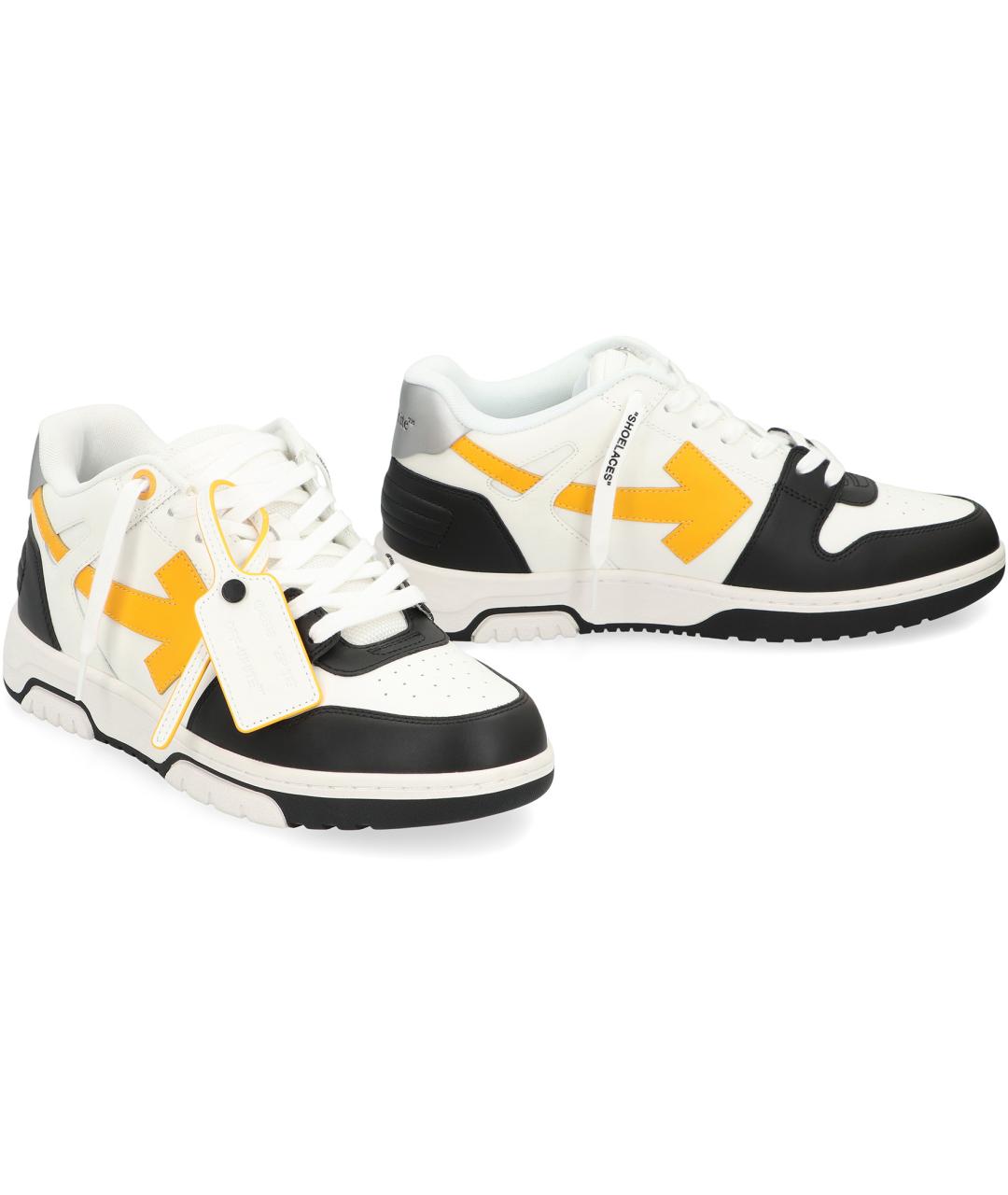 OFF-WHITE Мульти синтетические низкие кроссовки / кеды, фото 3