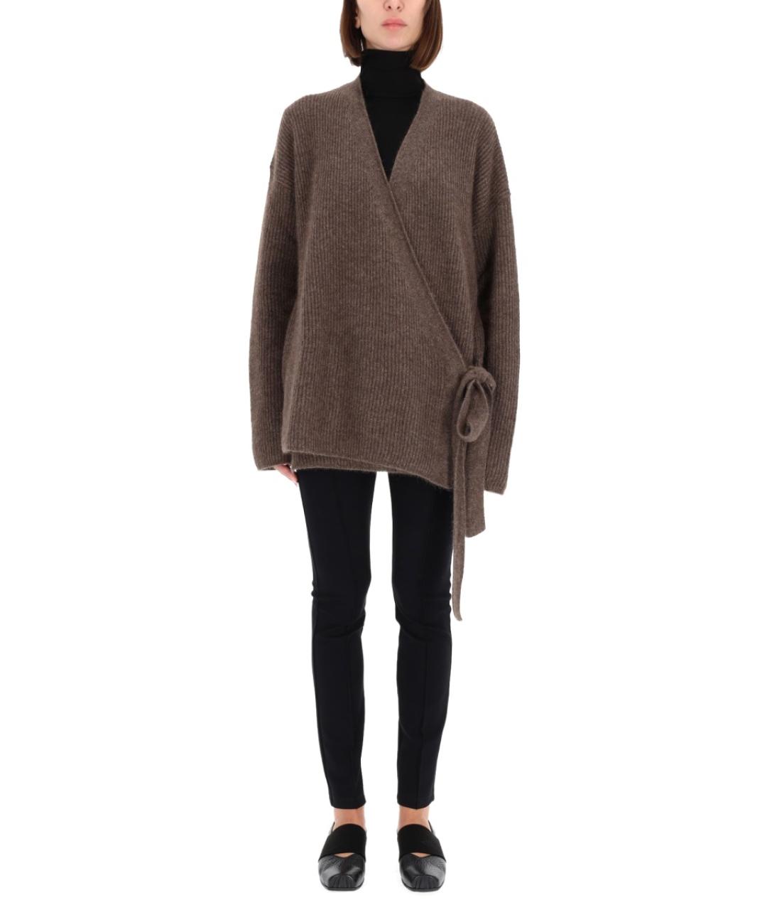 UMA WANG Коричневый джемпер / свитер, фото 2