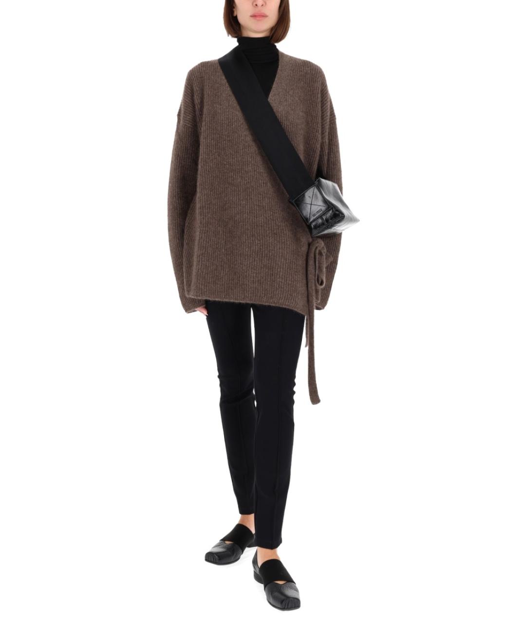 UMA WANG Коричневый джемпер / свитер, фото 3