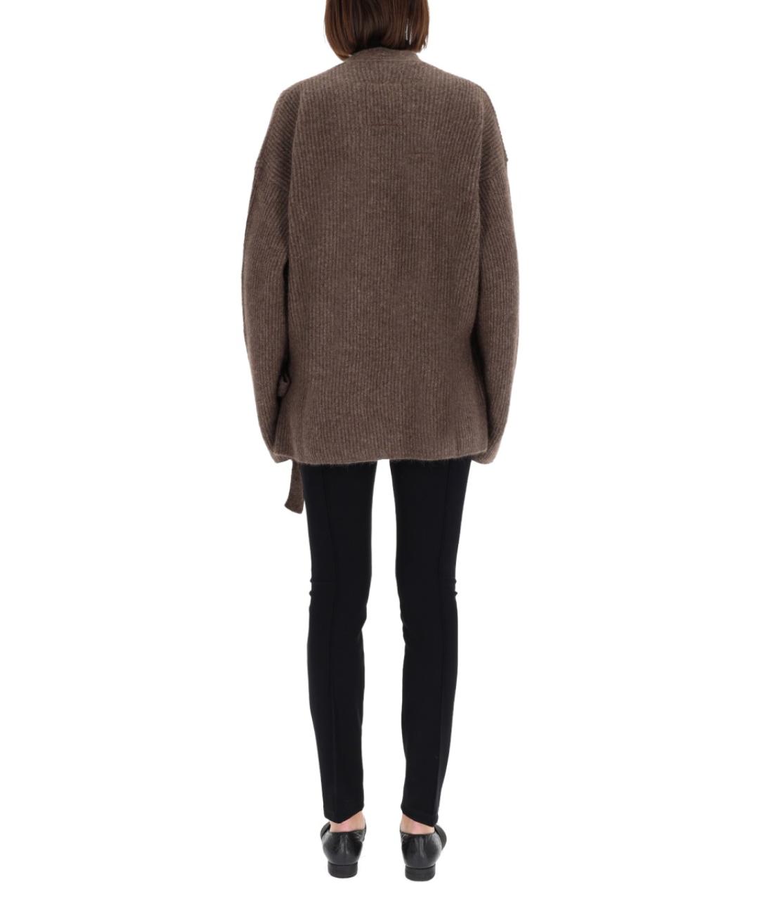 UMA WANG Коричневый джемпер / свитер, фото 4