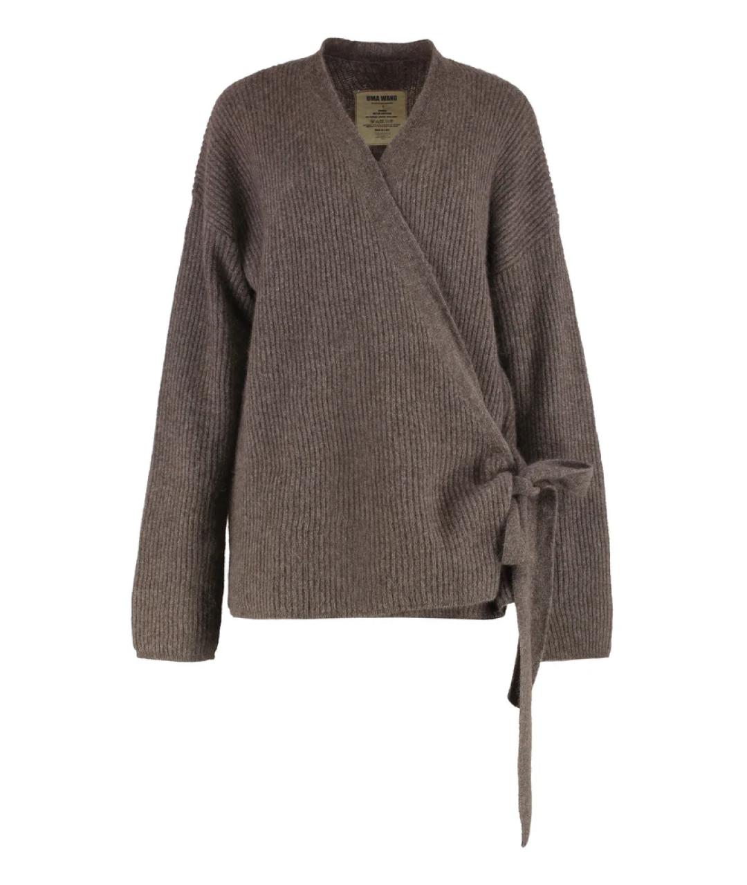 UMA WANG Коричневый джемпер / свитер, фото 1