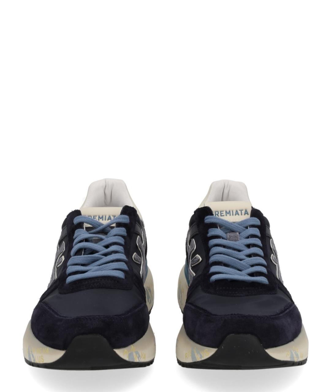 PREMIATA Синие низкие кроссовки / кеды, фото 3