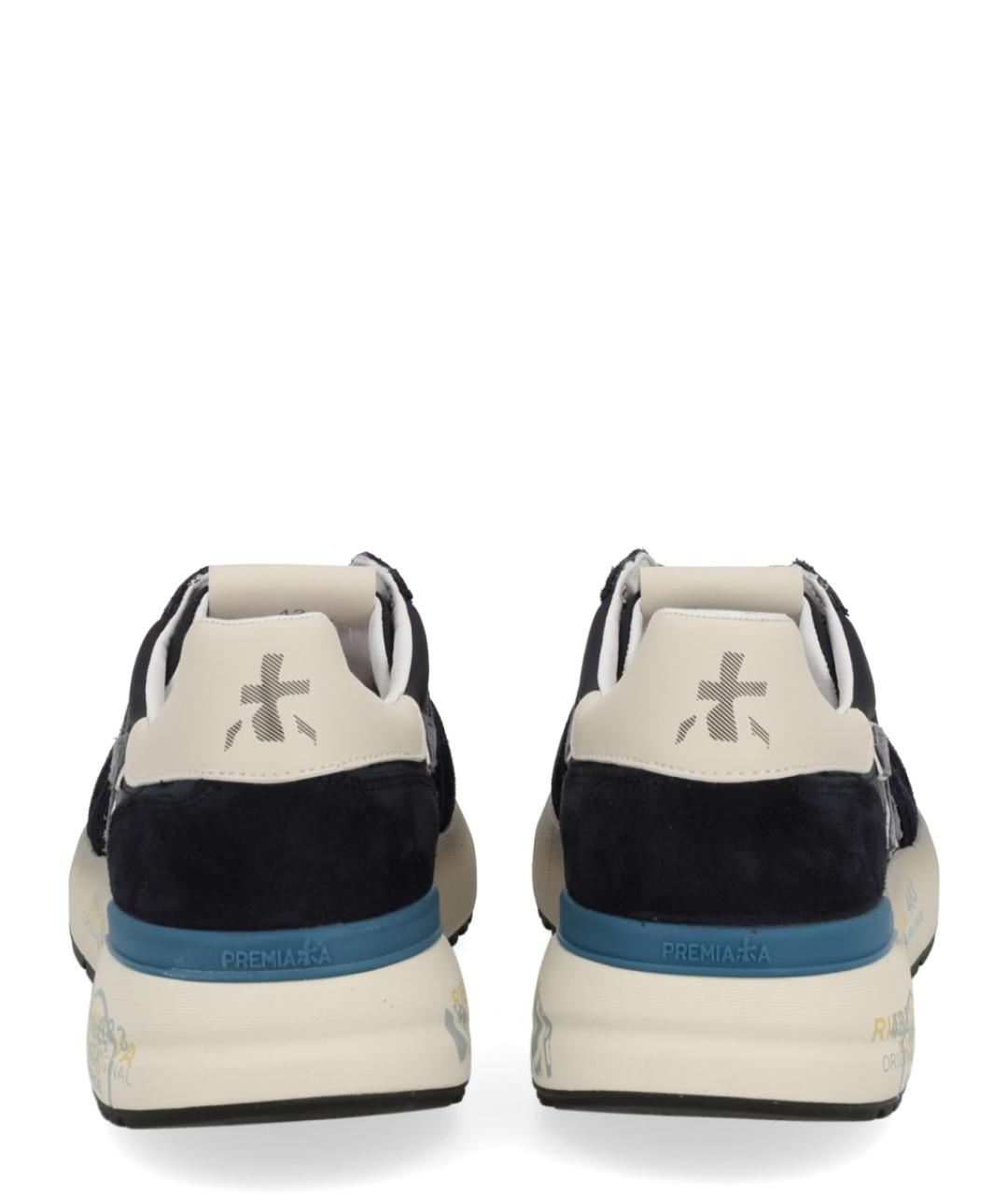 PREMIATA Синие низкие кроссовки / кеды, фото 4