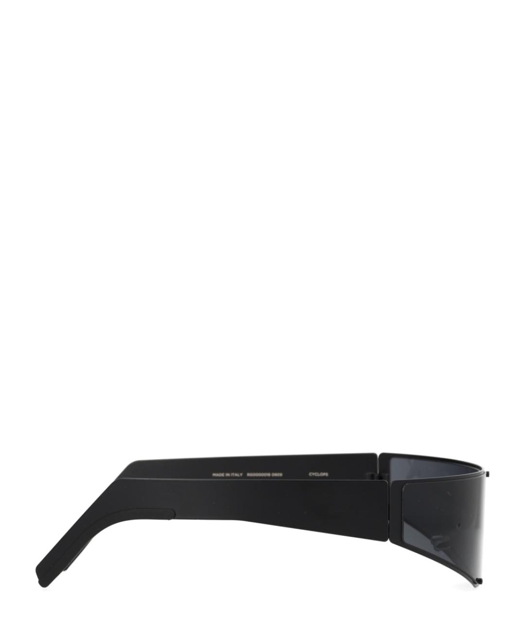 RICK OWENS Черные солнцезащитные очки, фото 3