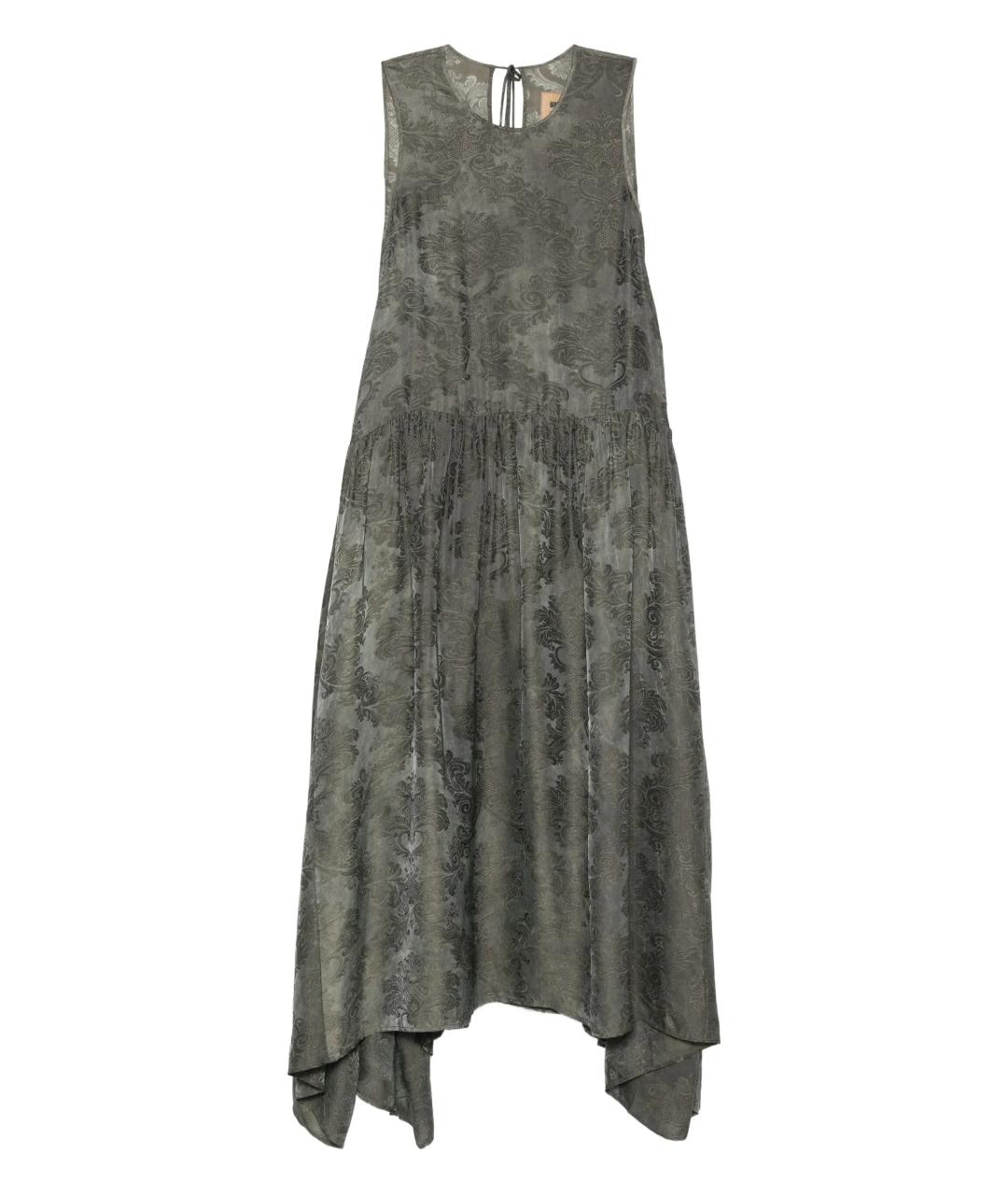 UMA WANG Зеленые вискозное повседневное платье, фото 1