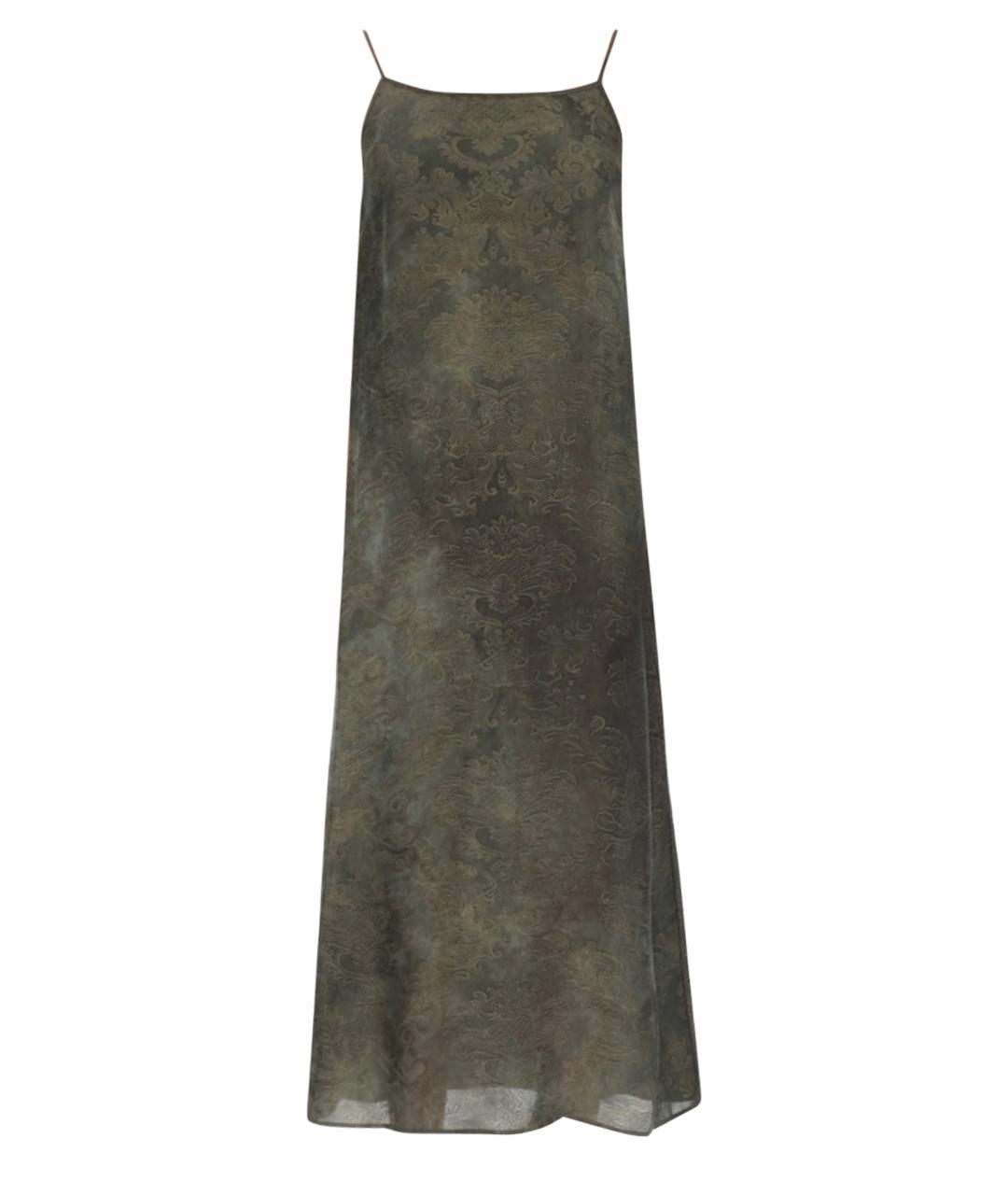 UMA WANG Зеленые вискозное повседневное платье, фото 1