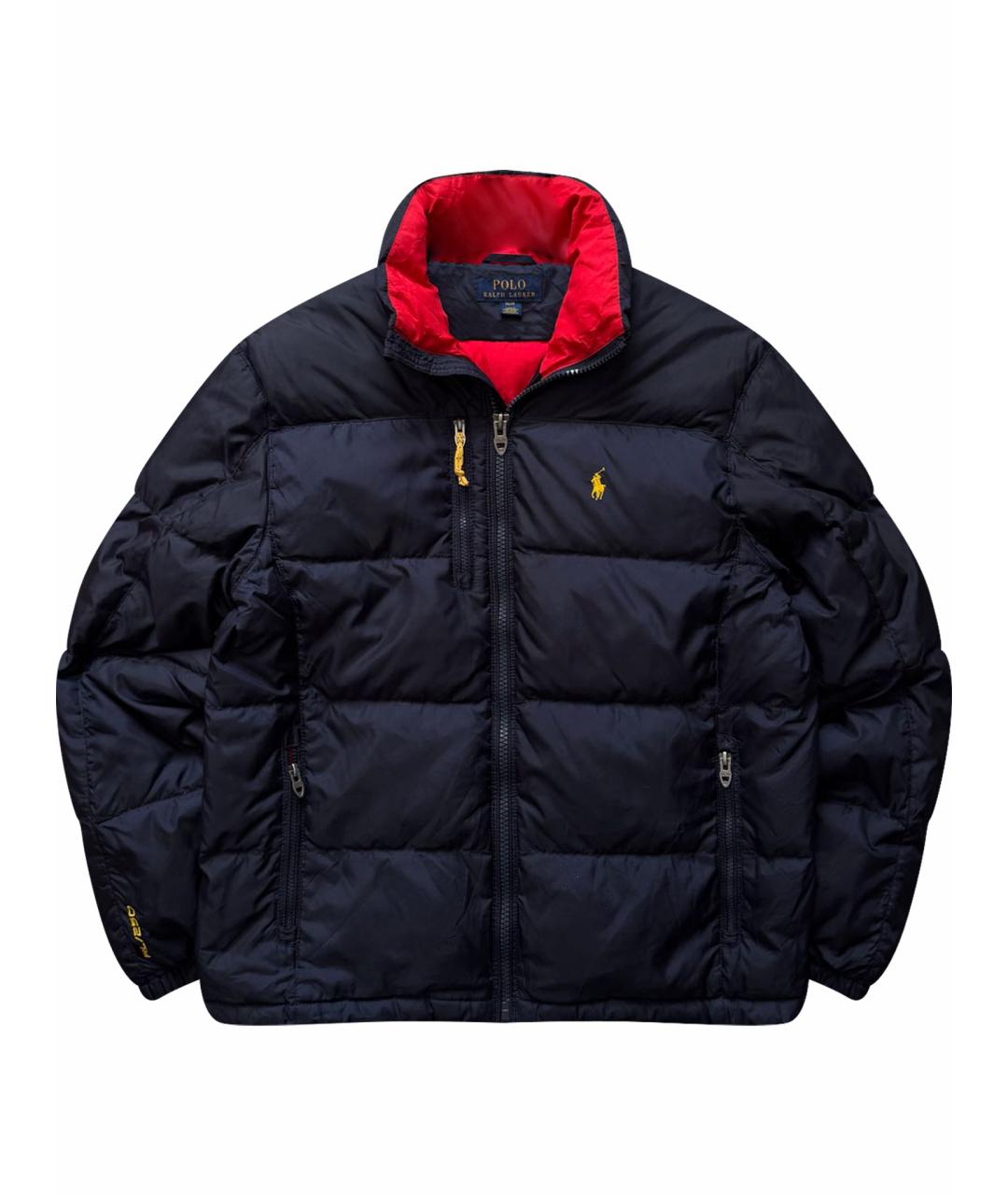 POLO RALPH LAUREN Темно-синий полиэстеровый пуховик, фото 1