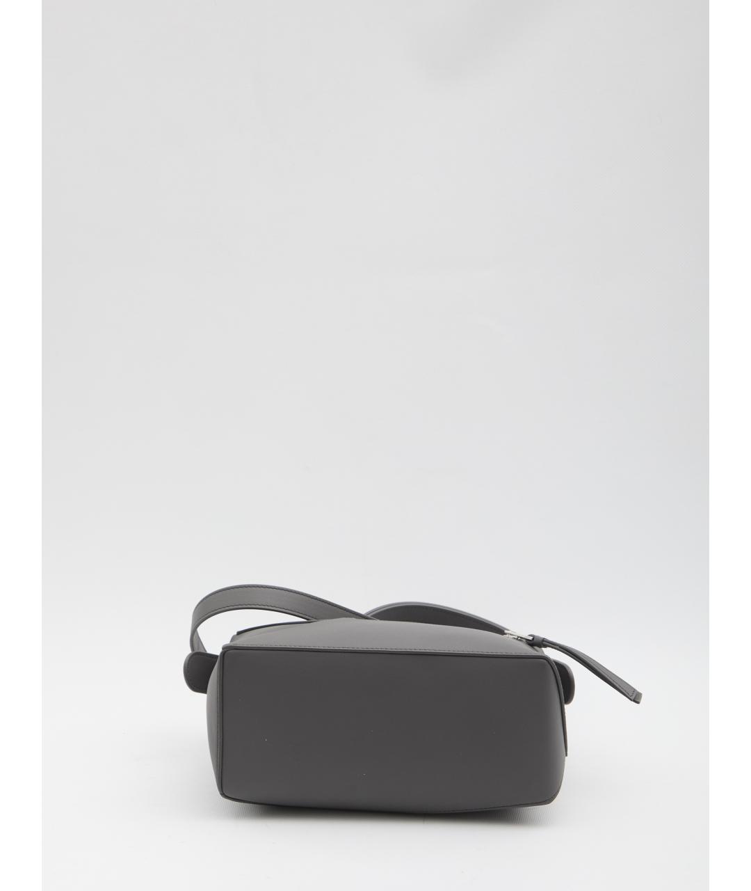 LOEWE Серая кожаная сумка через плечо, фото 3