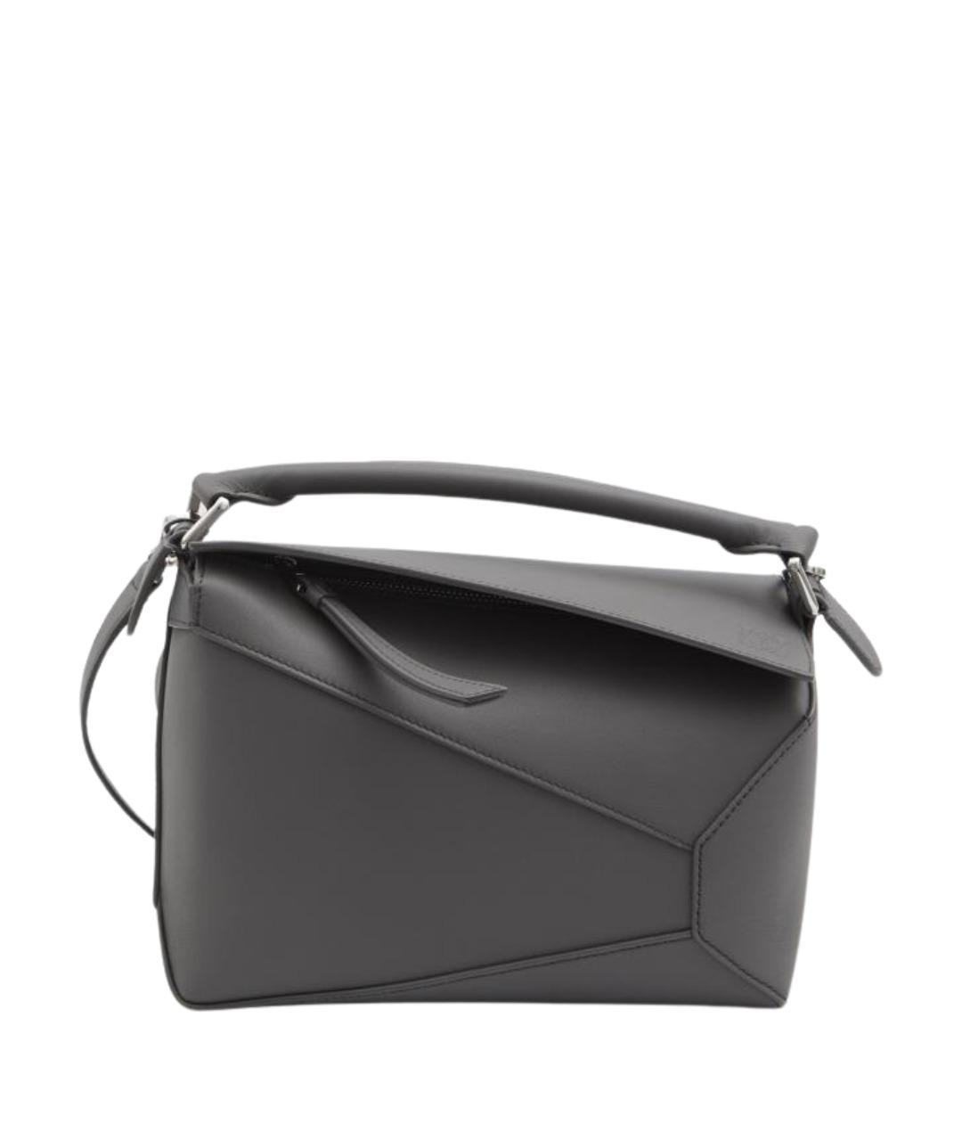 LOEWE Серая кожаная сумка через плечо, фото 1