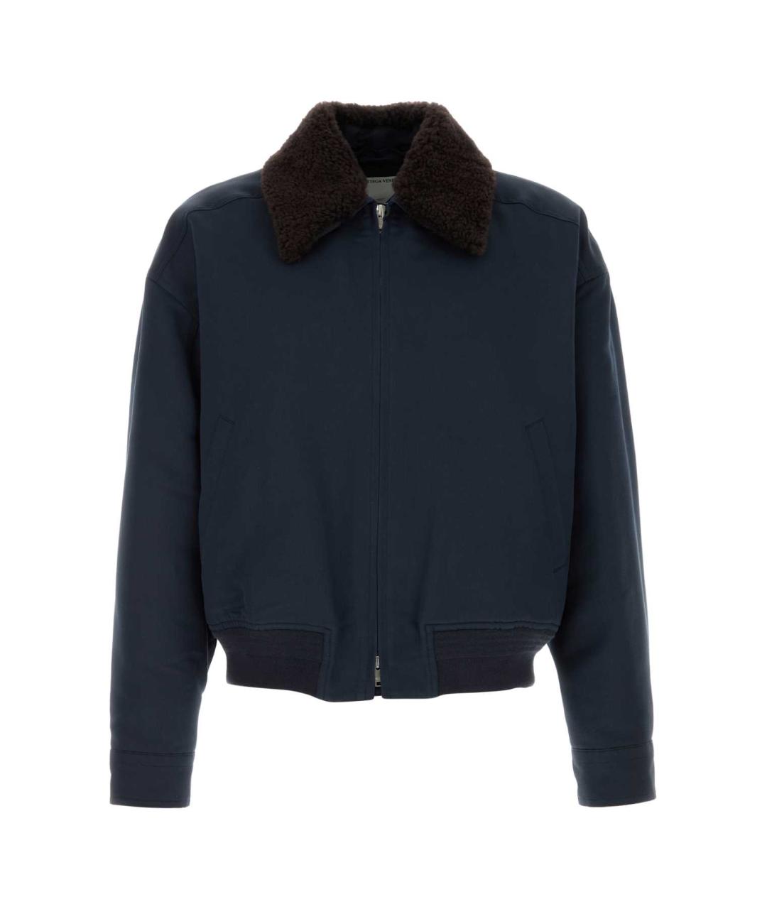 BOTTEGA VENETA Синяя хлопковая куртка, фото 1