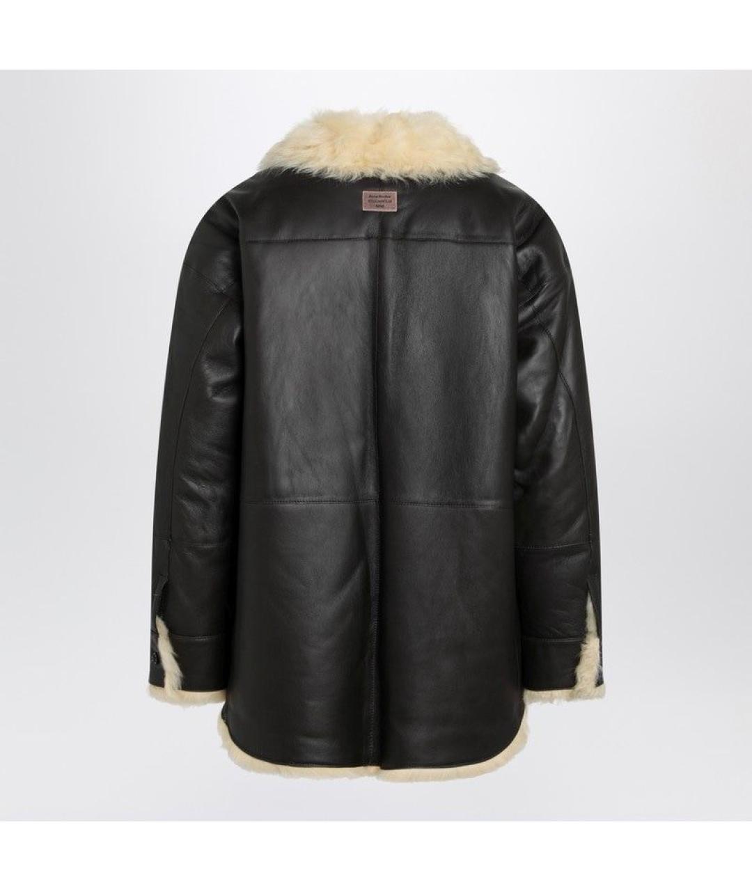 ACNE STUDIOS Коричневая кожаная куртка, фото 2