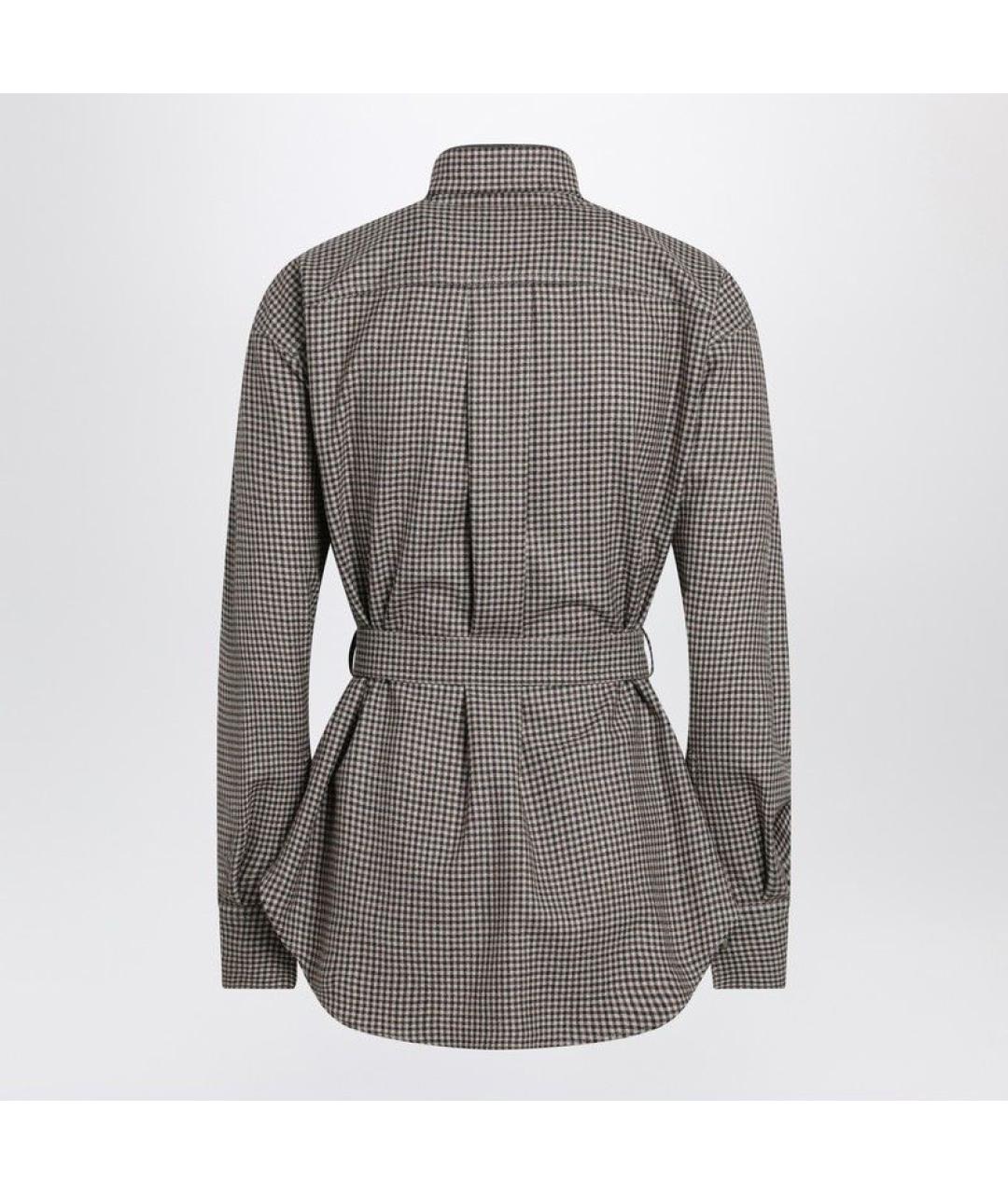 BRUNELLO CUCINELLI Бежевая шерстяная рубашка, фото 2