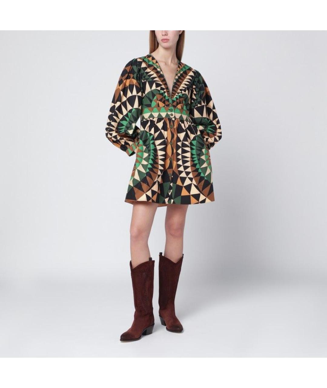 FARM RIO Мульти полиэстеровое повседневное платье, фото 3