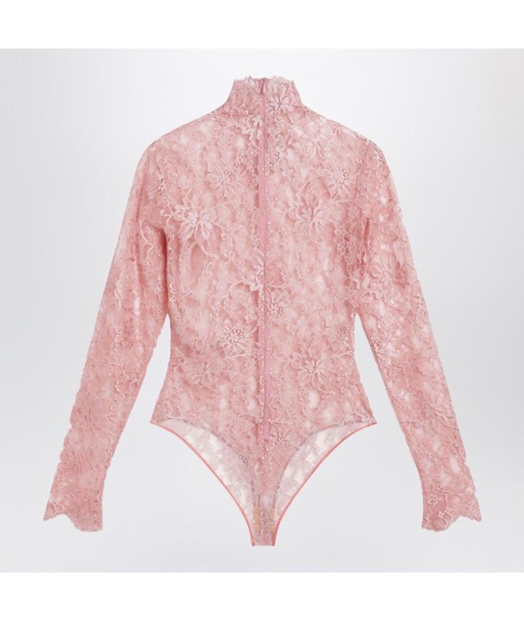 VALENTINO Розовое полиамидовое боди, фото 2