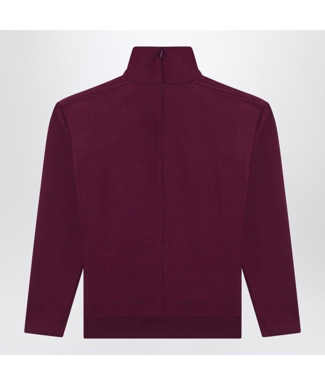 SAINT LAURENT Фиолетовый хлопковый джемпер / свитер, фото 2