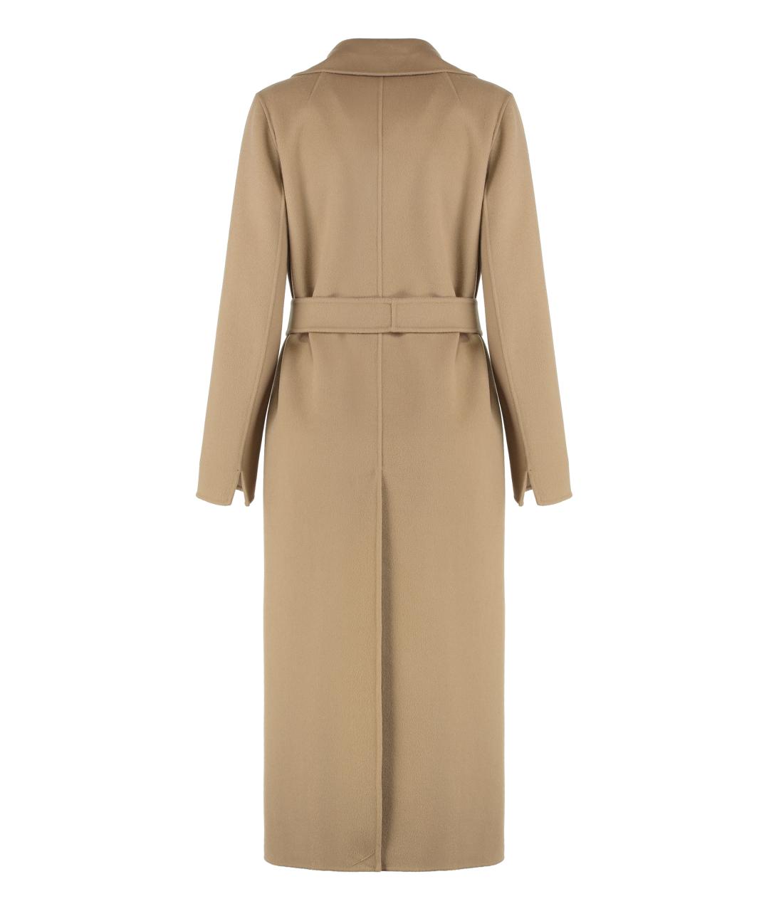 'S MAX MARA Бежевое шерстяное пальто, фото 2