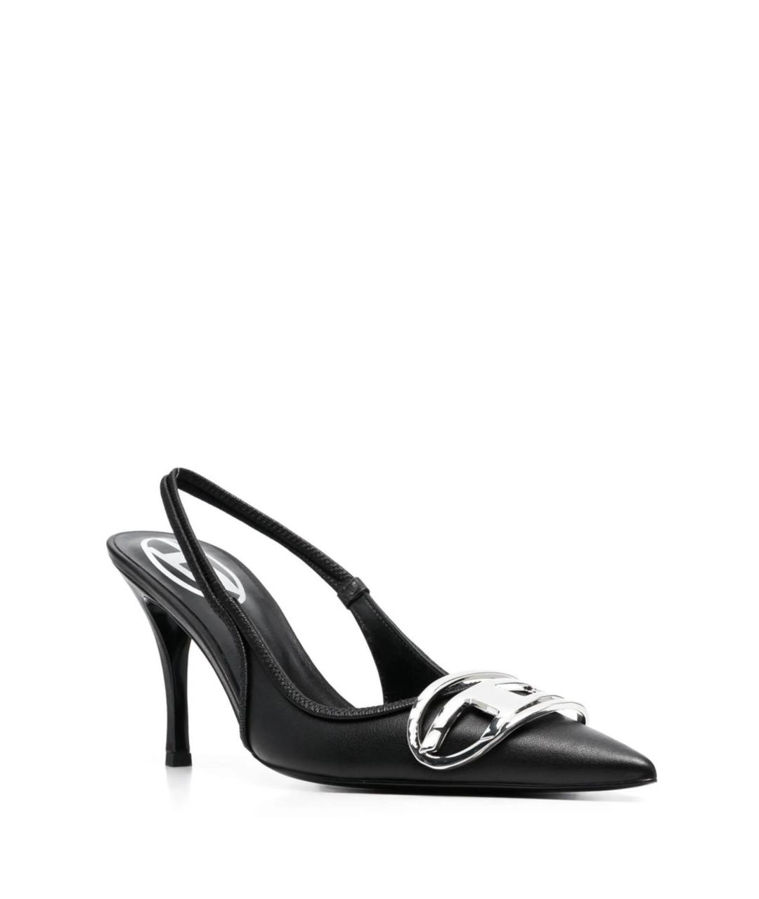 DIESEL Черные туфли из искусственной кожи, фото 2