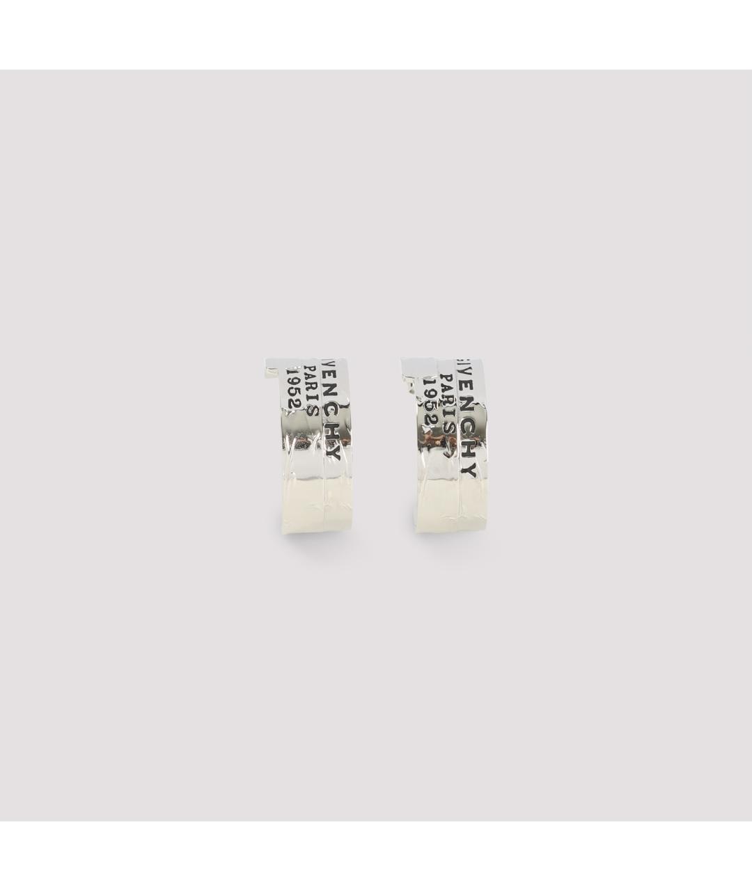 GIVENCHY Серебряные латунные серьги, фото 2