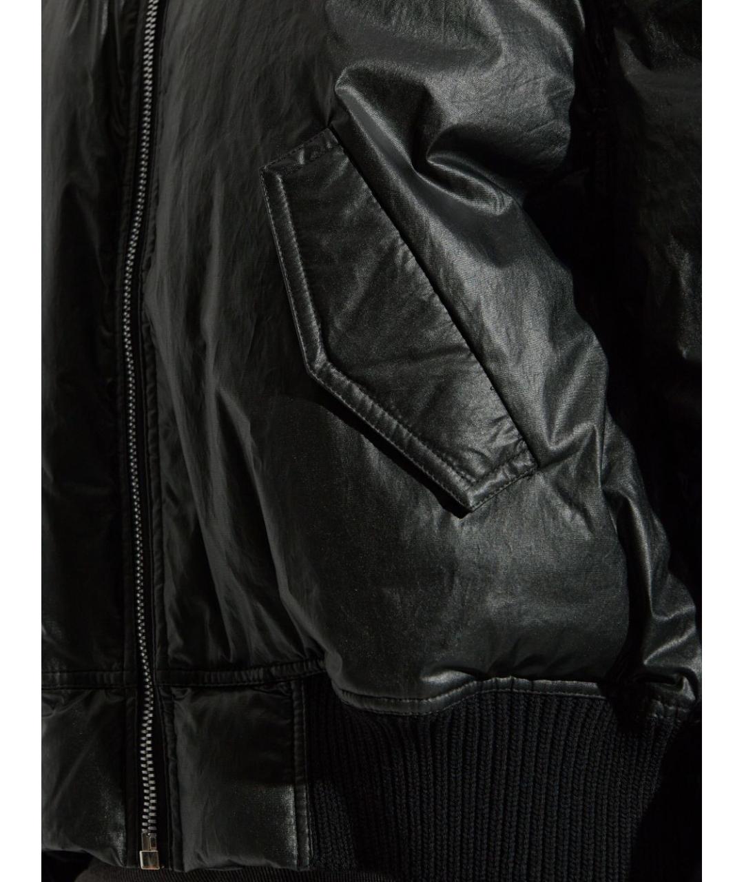 RICK OWENS Черная хлопковая куртка, фото 6