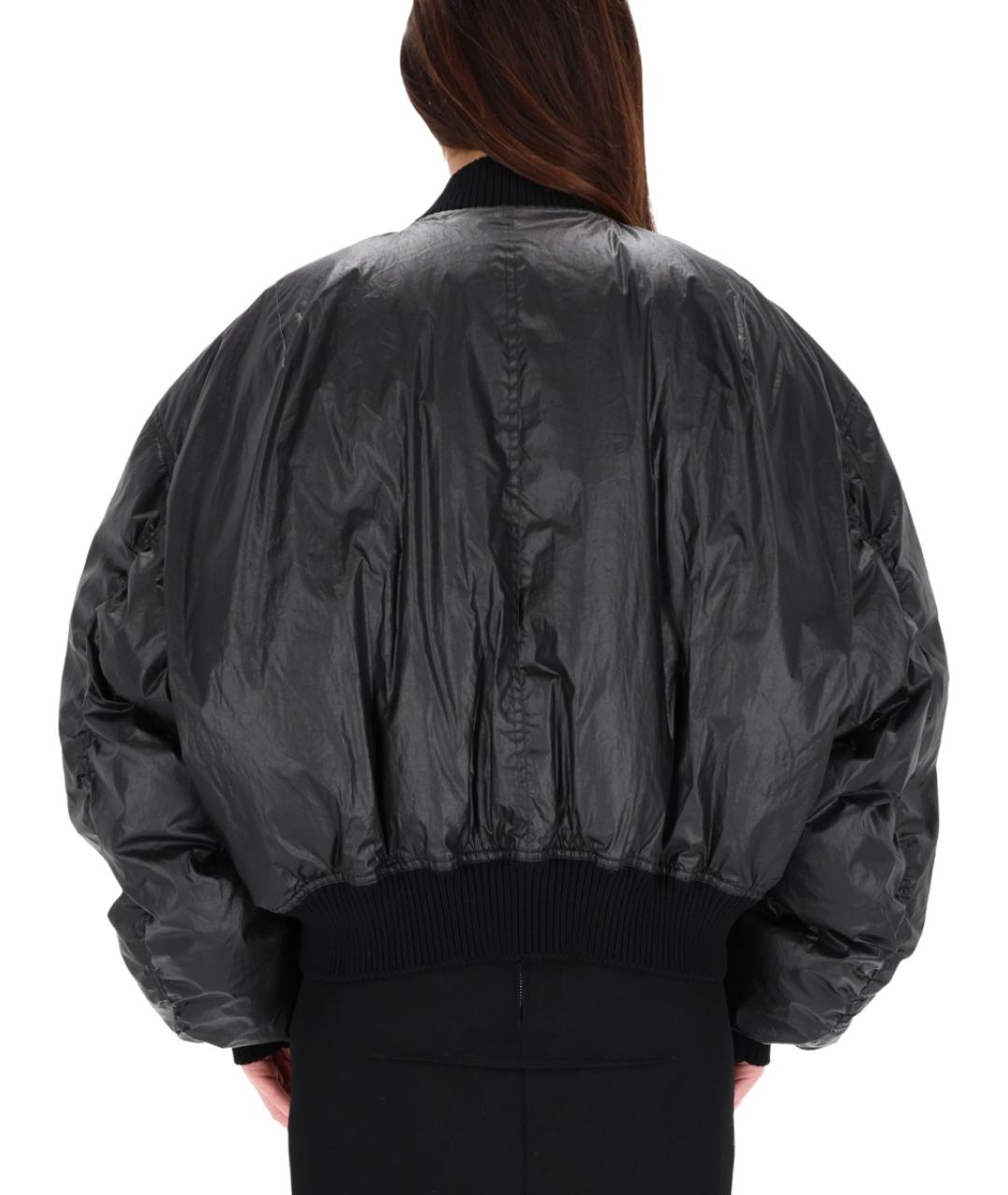 RICK OWENS Черная хлопковая куртка, фото 4